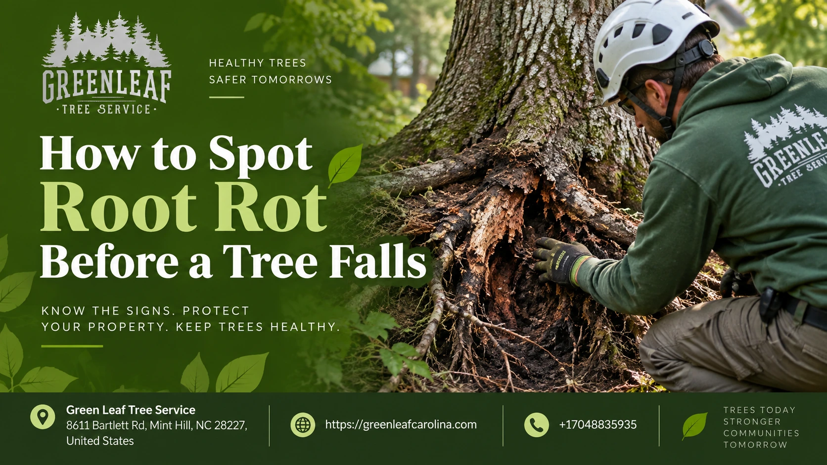 how to spot root rot before a tree falls