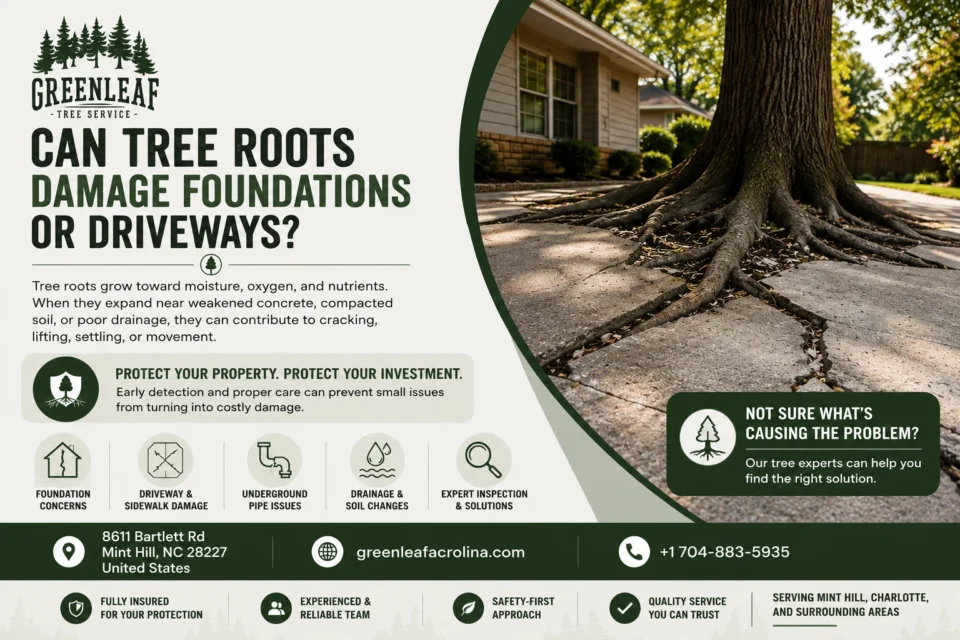 Can Tree Roots Damage Foundations or Driveways? | Expert Guide