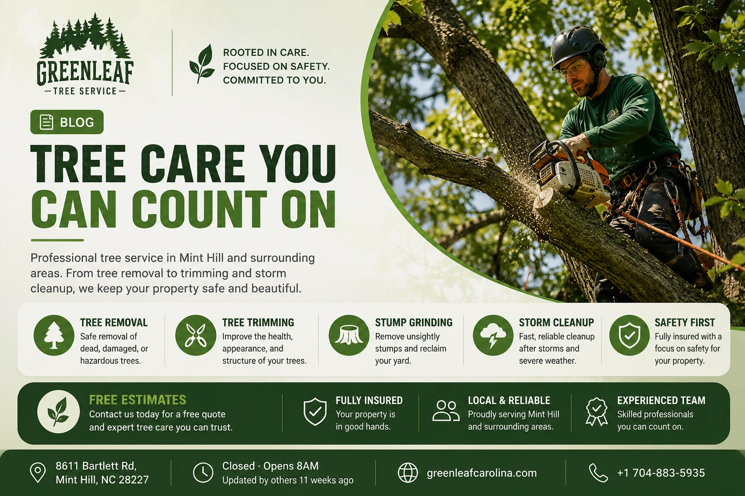 Tree care you can count on